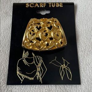 NWT Gold Scarf Tube Accessory